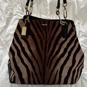 Animal print Coach Bag